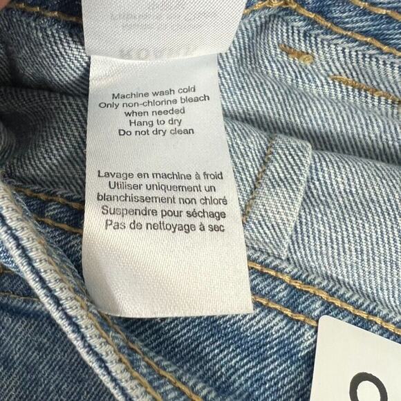 Roark Jeans Womens 27 Blue High Rise Sailor Fit Utility HWY 125 Wide Leg - Picture 7 of 8